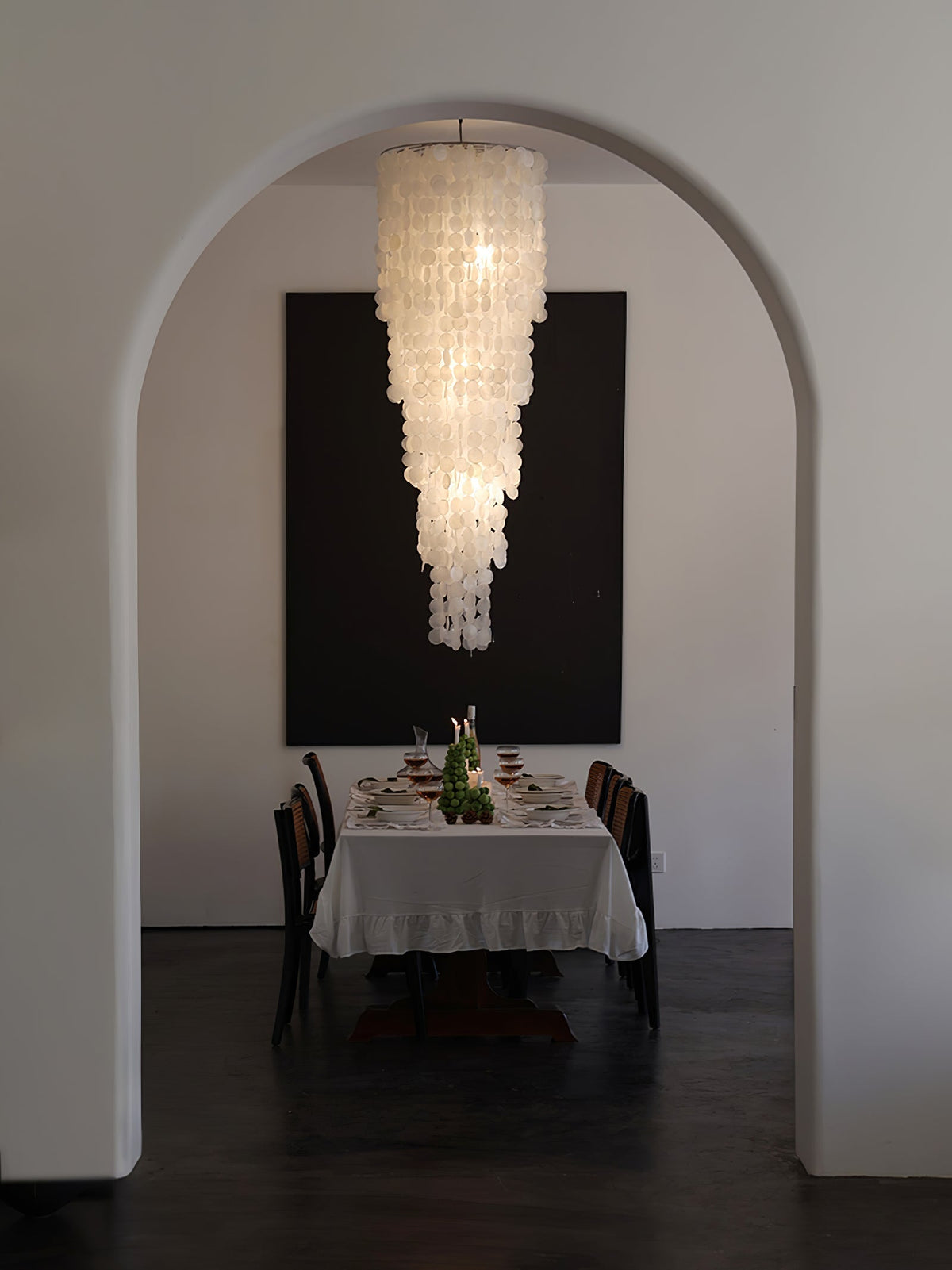 Eloryra lampadario a Cascata Guscio