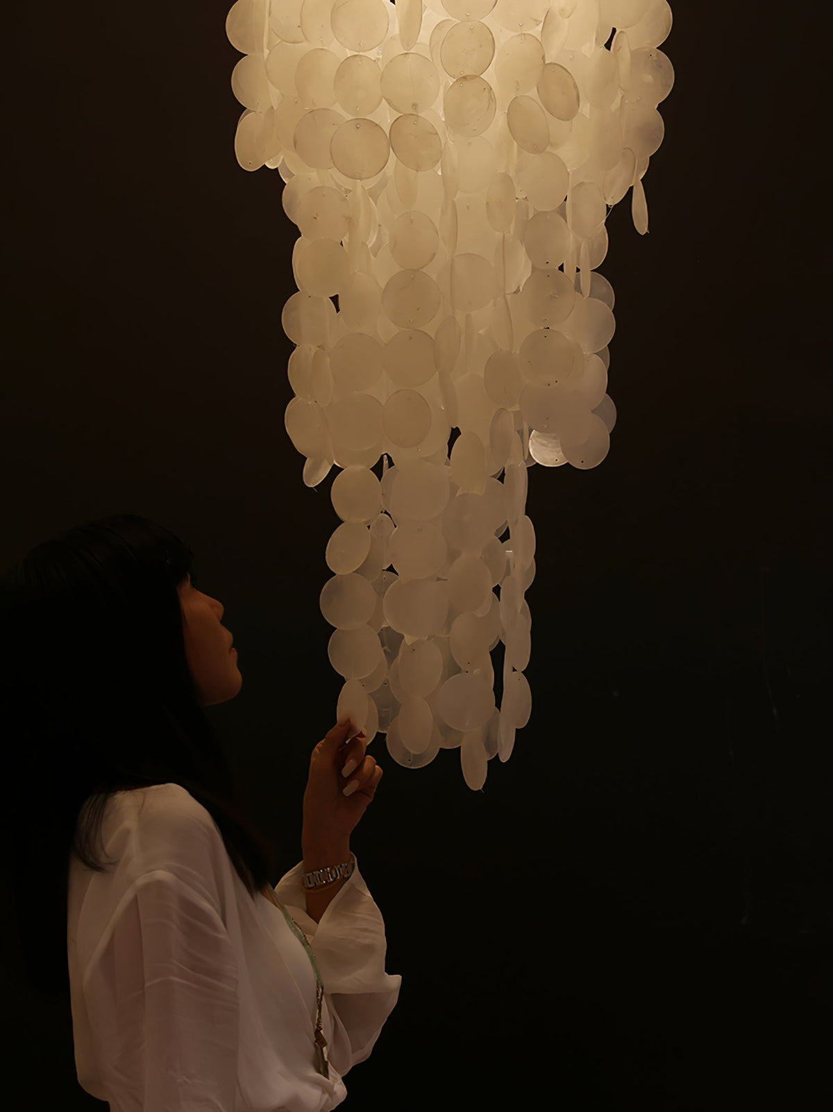 Eloryra lampadario a Cascata Guscio