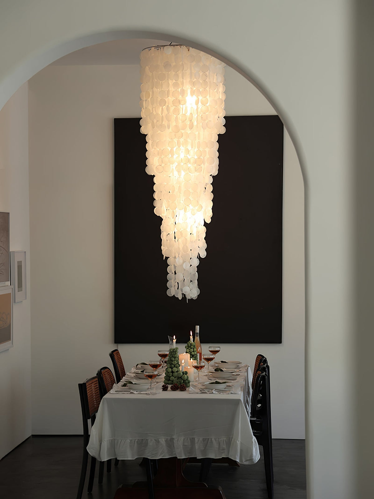 Eloryra lampadario a Cascata Guscio