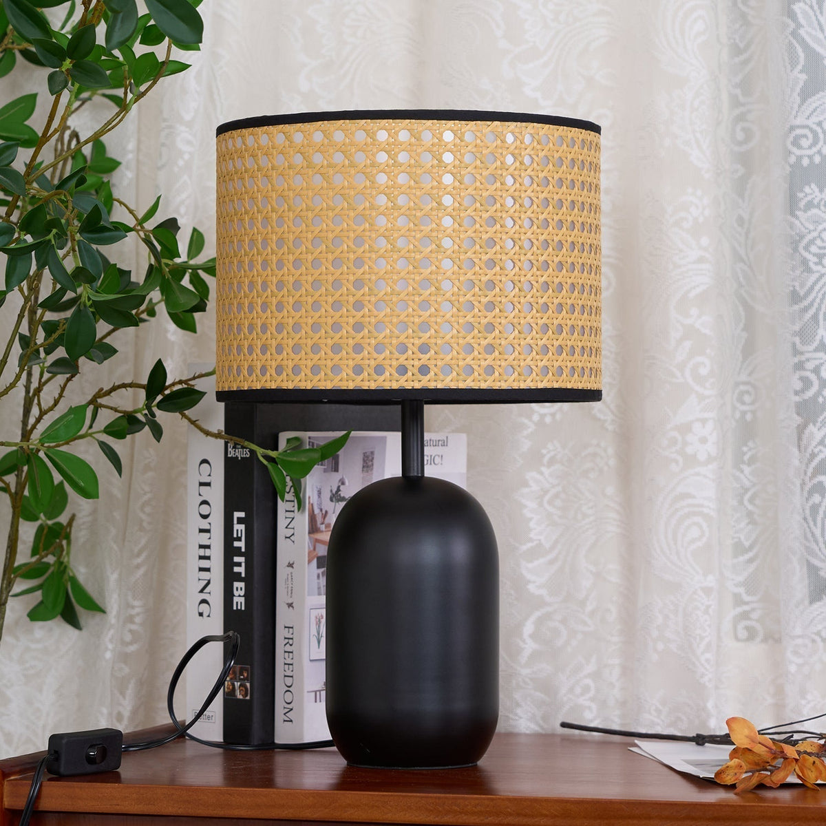 Ravarielle lampada da tavolo moderna in bambù