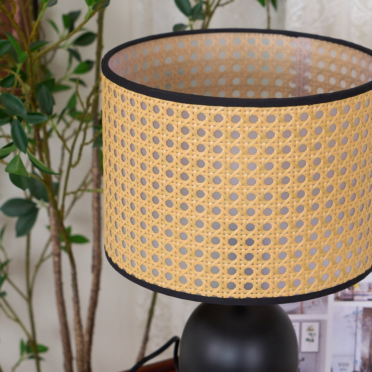 Ravarielle lampada da tavolo moderna in bambù