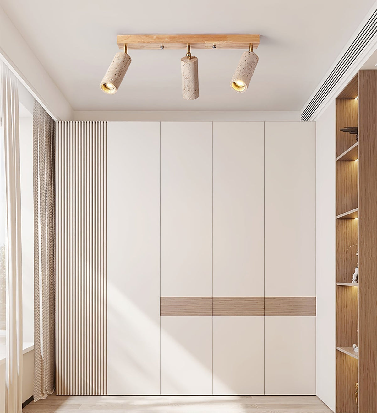 Eurliryra Faretto a Binario in Travertino Moderno - Relic Pieces