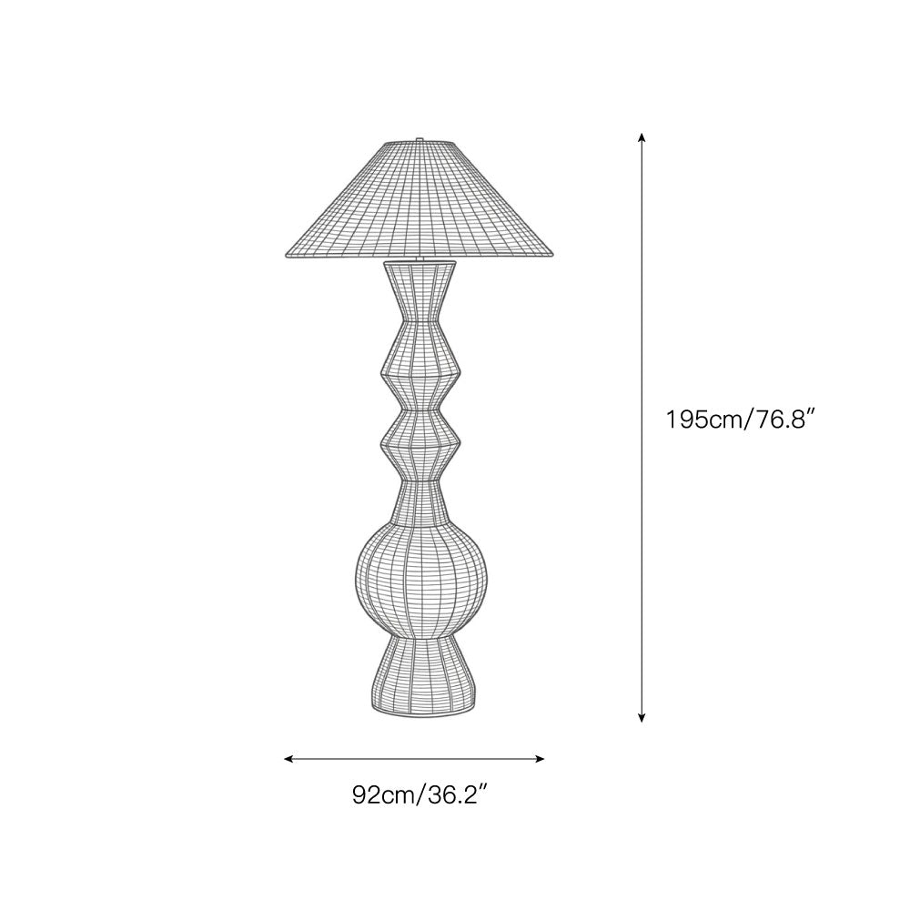 Nirvana grande lampada da terra