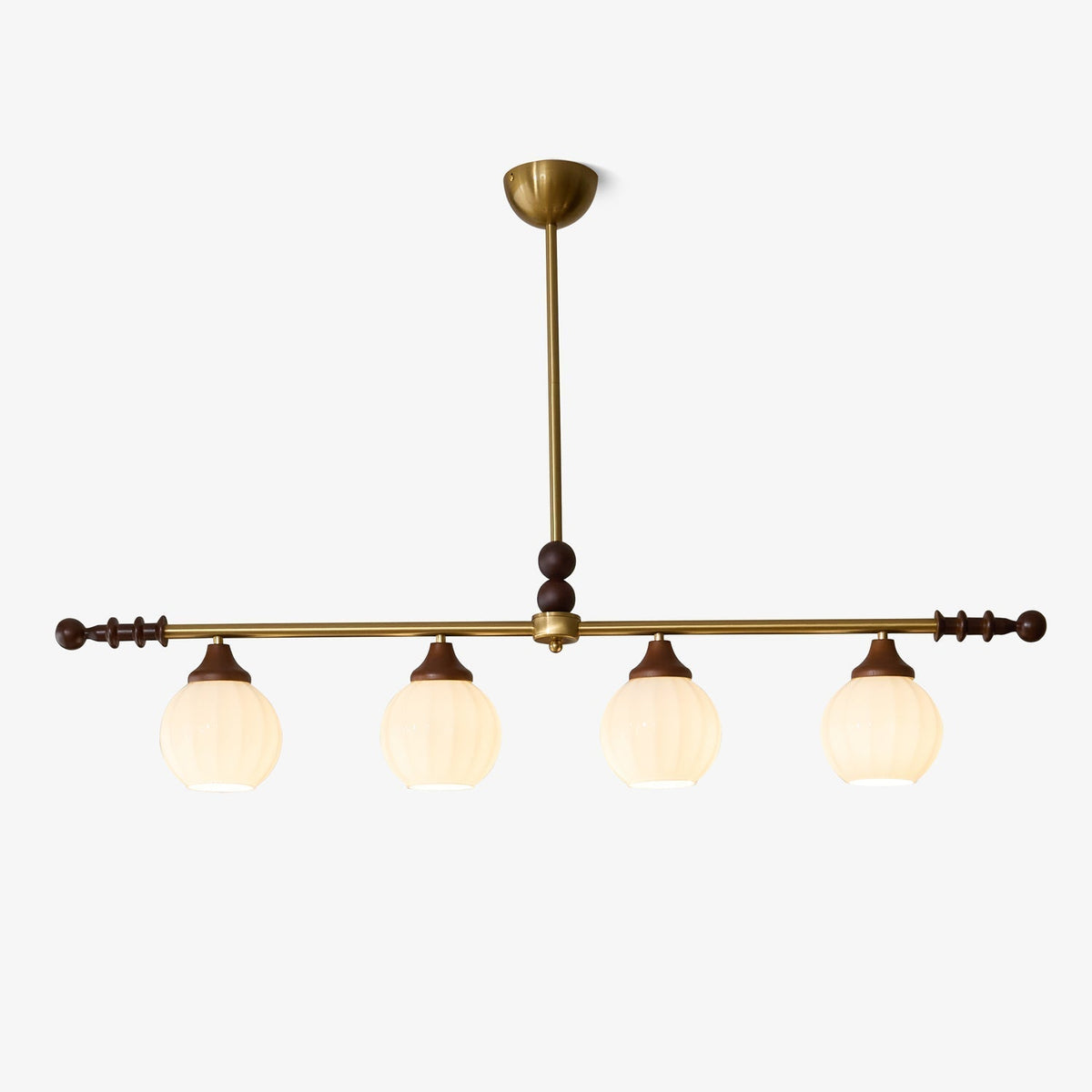 Codoriel lampada a sospensione in legno e vetro con Design Tradizionale