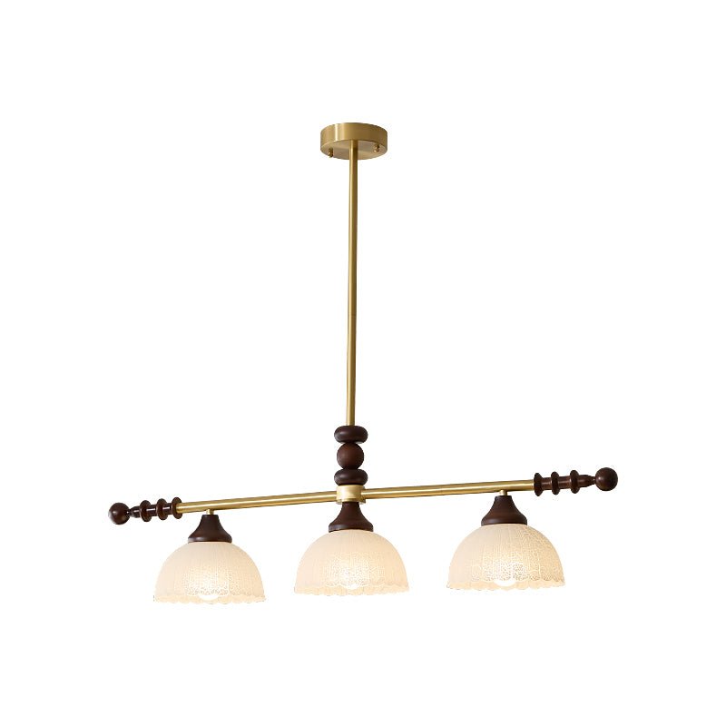 Codoriel lampada a sospensione in legno e vetro con Design Tradizionale