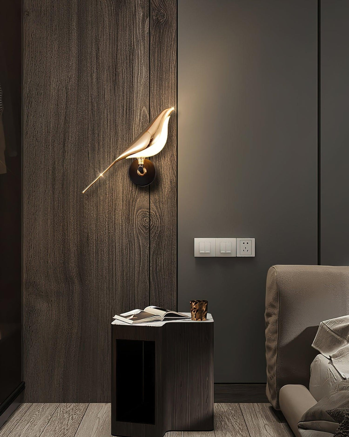 Vale Loveable Premium Nordic Art lampada da parete con spina