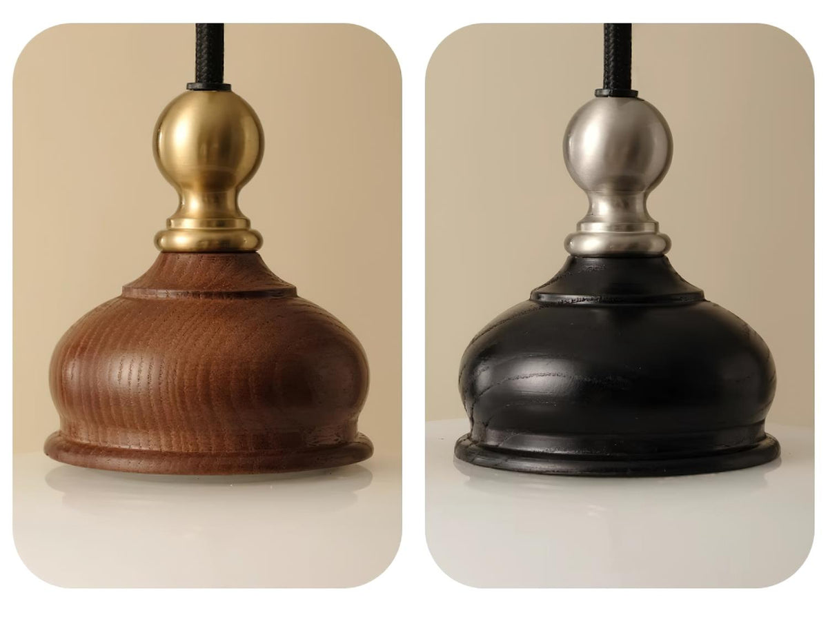 Belvia lampada a sospensione vintage floreale in vetro