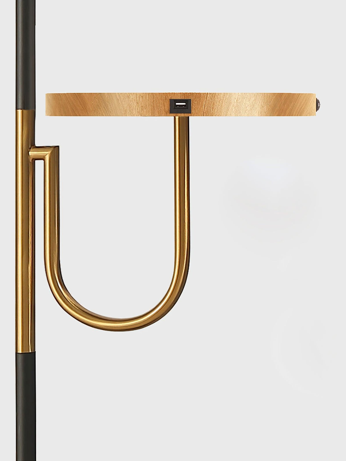 Tild lampada da terra in legno e Silicone