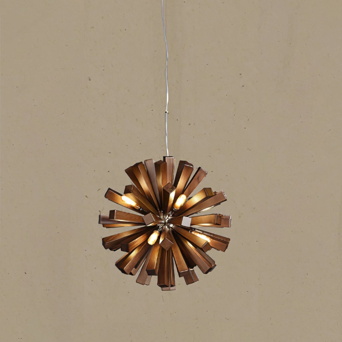 Elvarelle lampadario Premium Nordic Art Burst in legno