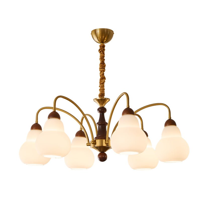 Novelle lampadario Eleganza vintage in legno