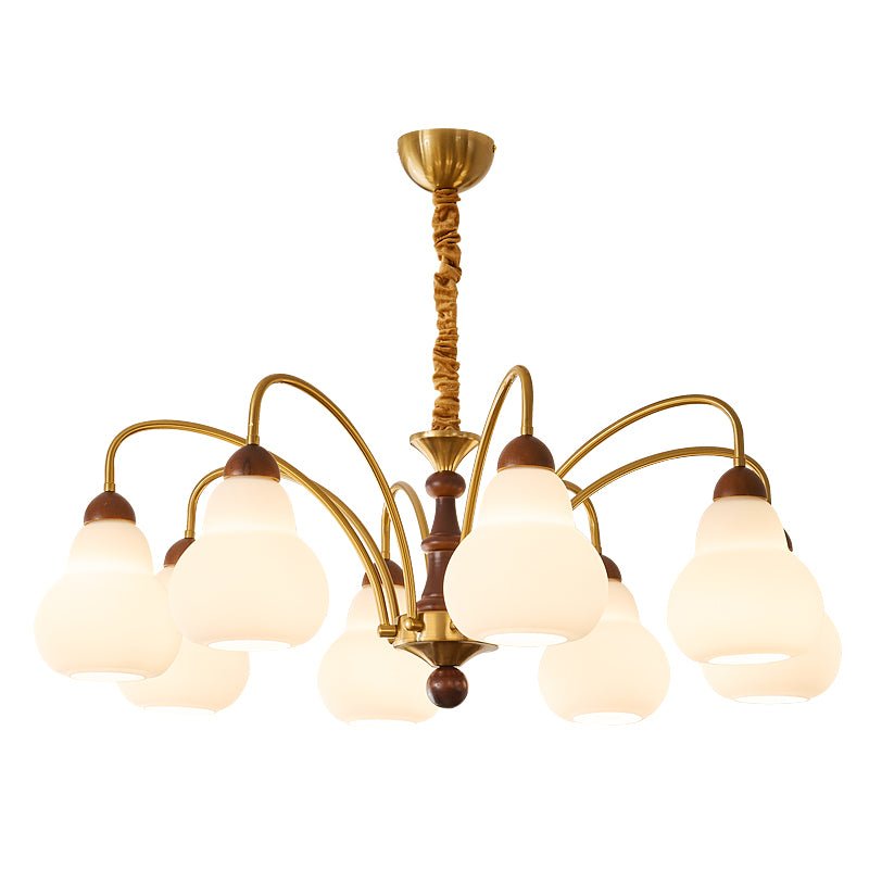 Novelle lampadario Eleganza vintage in legno