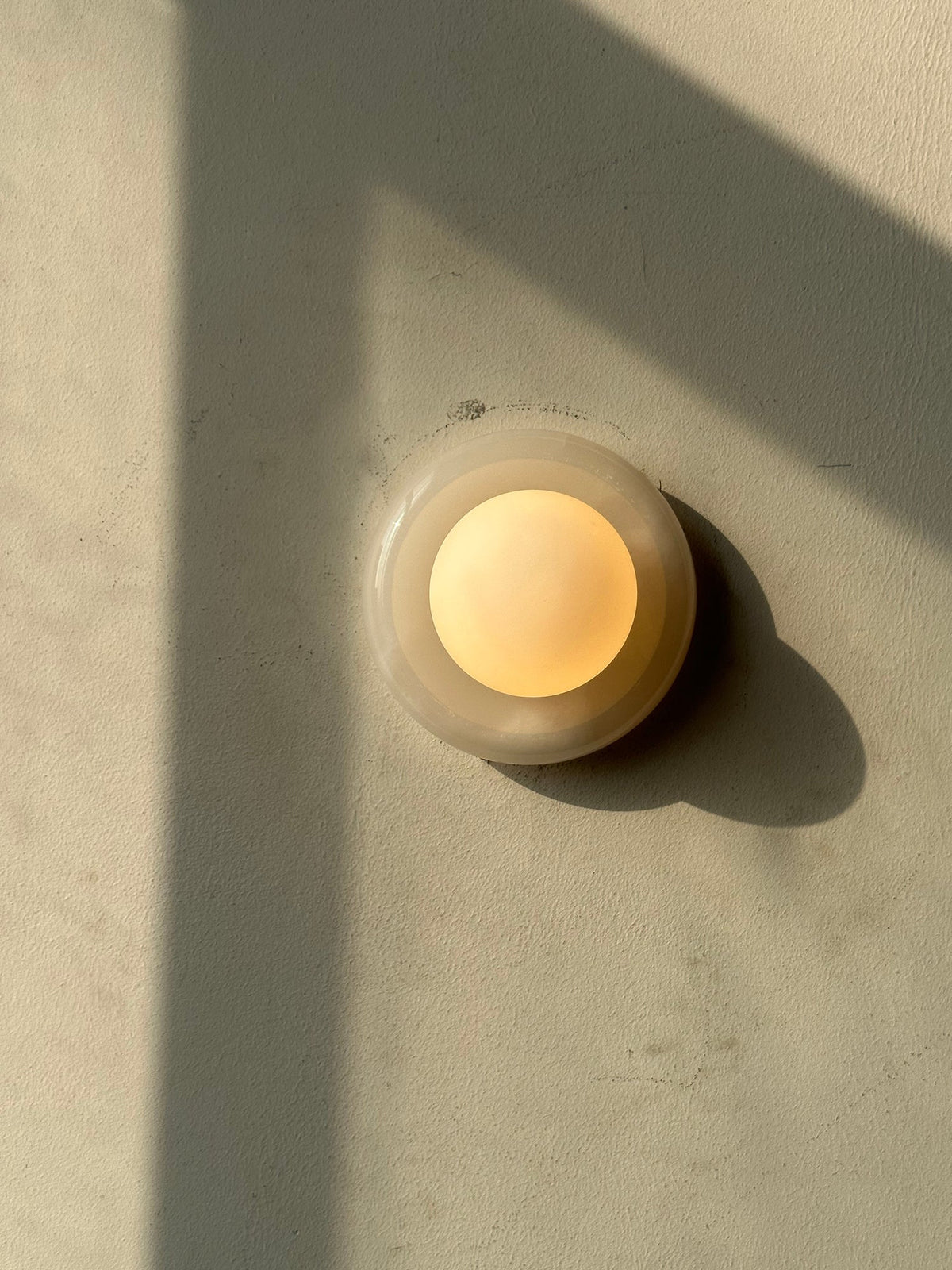 Cemaros lampada da parete in vetro Giada