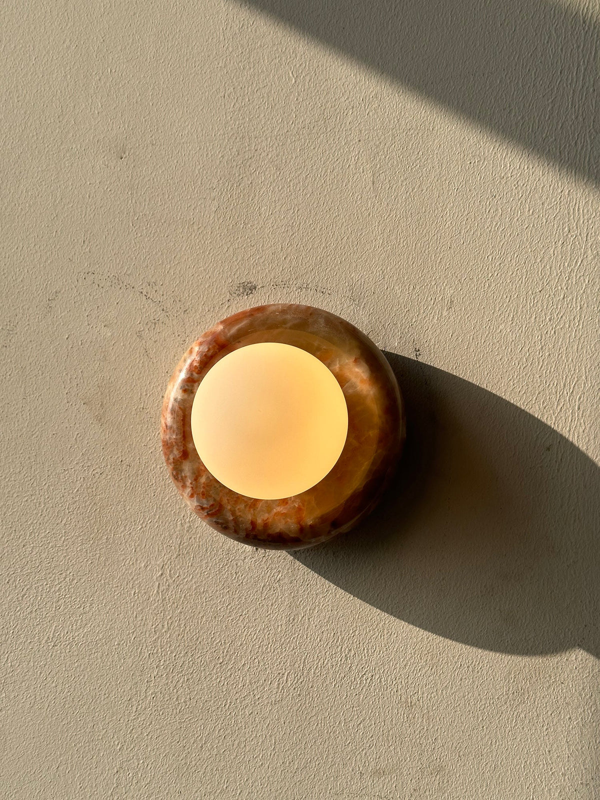Cemaros lampada da parete in vetro Giada