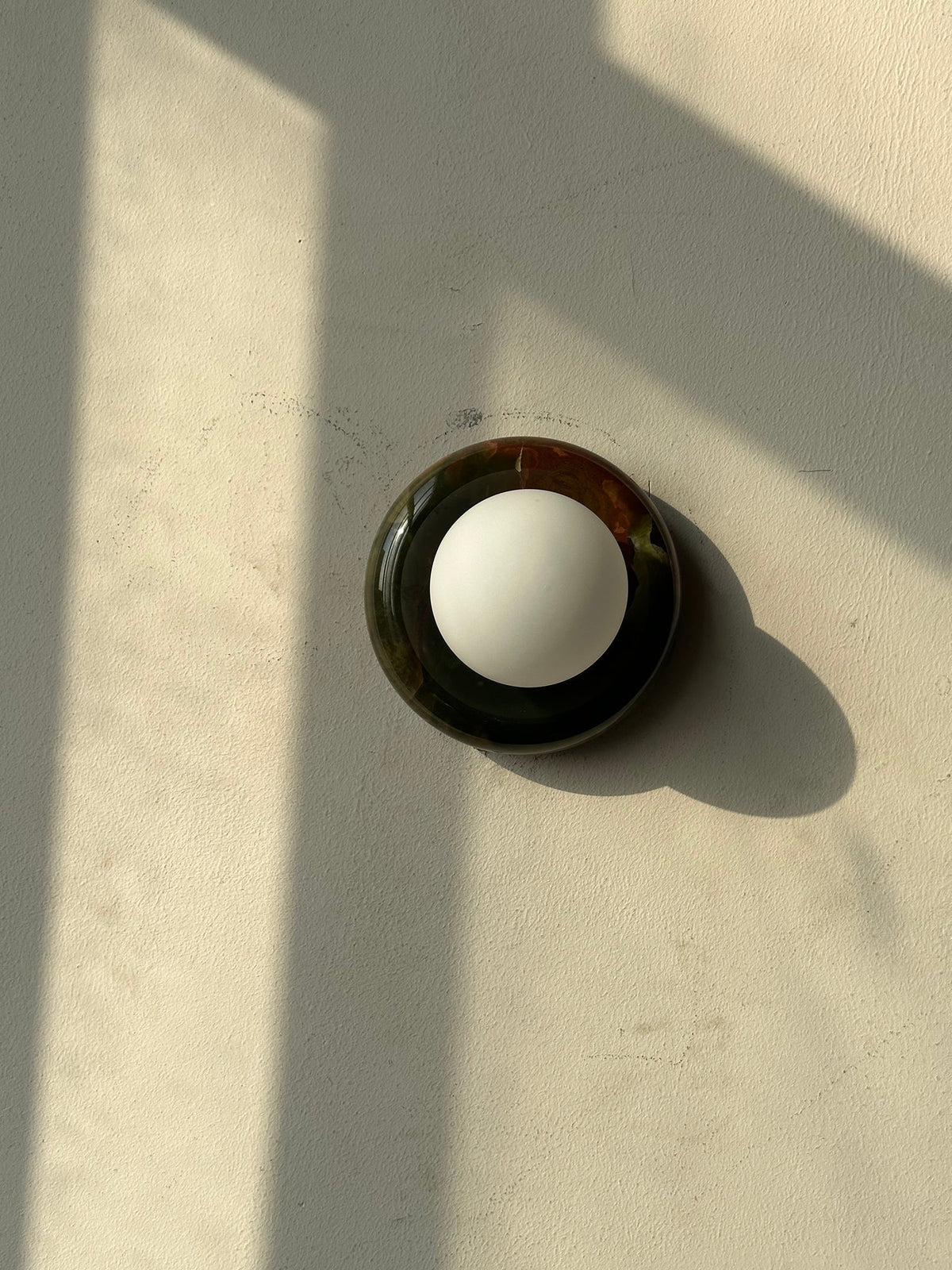 Cemaros lampada da parete in vetro Giada