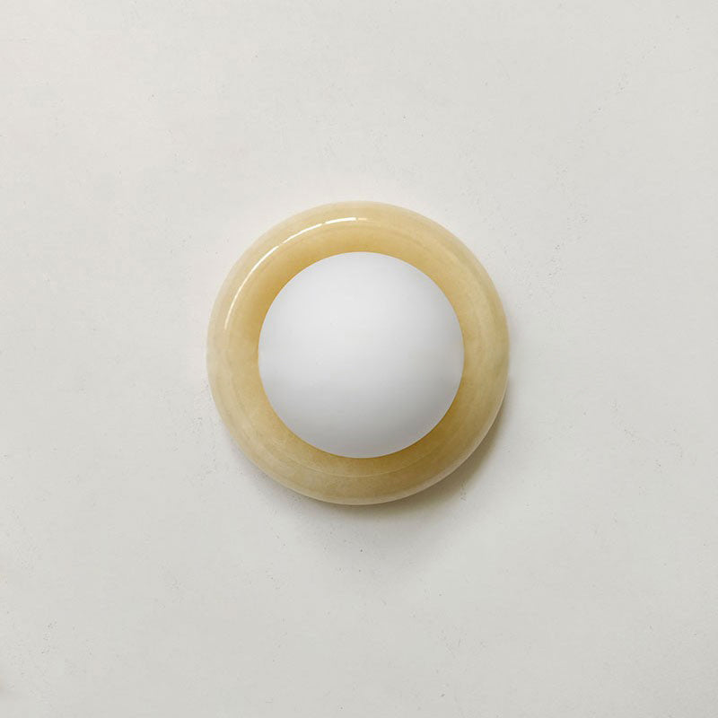 Cemaros lampada da parete in vetro Giada