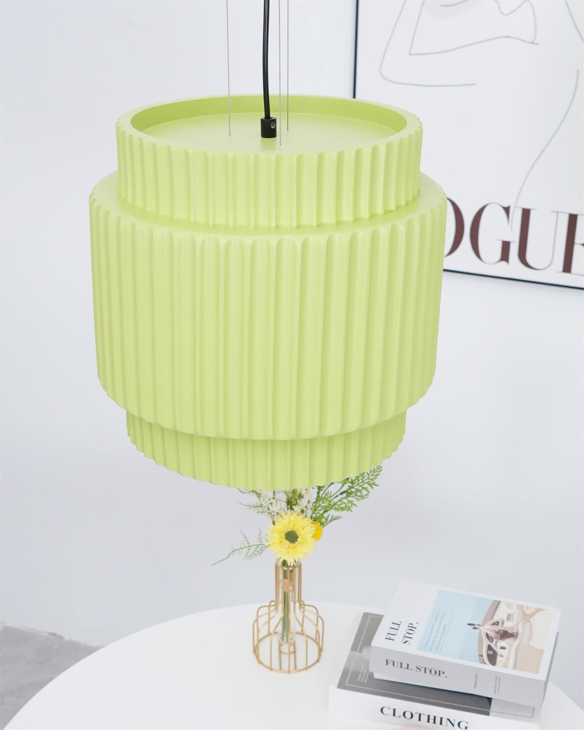 Terioriella lampada a sospensione Ribbed
