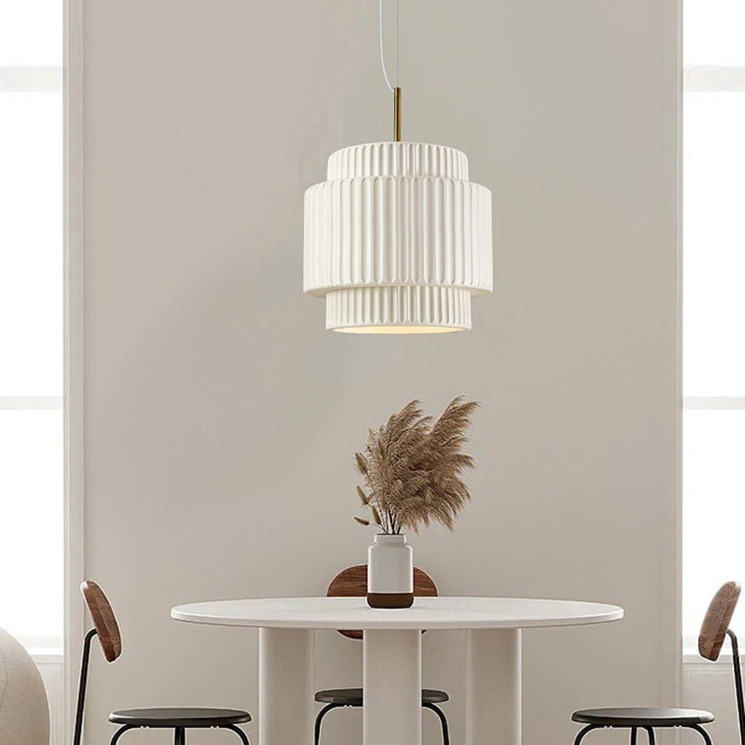 Terioriella lampada a sospensione Ribbed