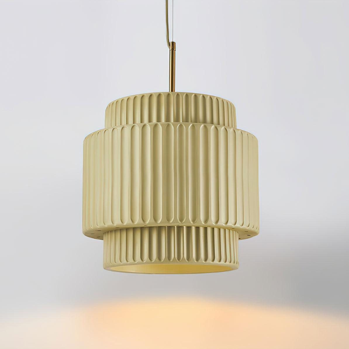 Terioriella lampada a sospensione Ribbed