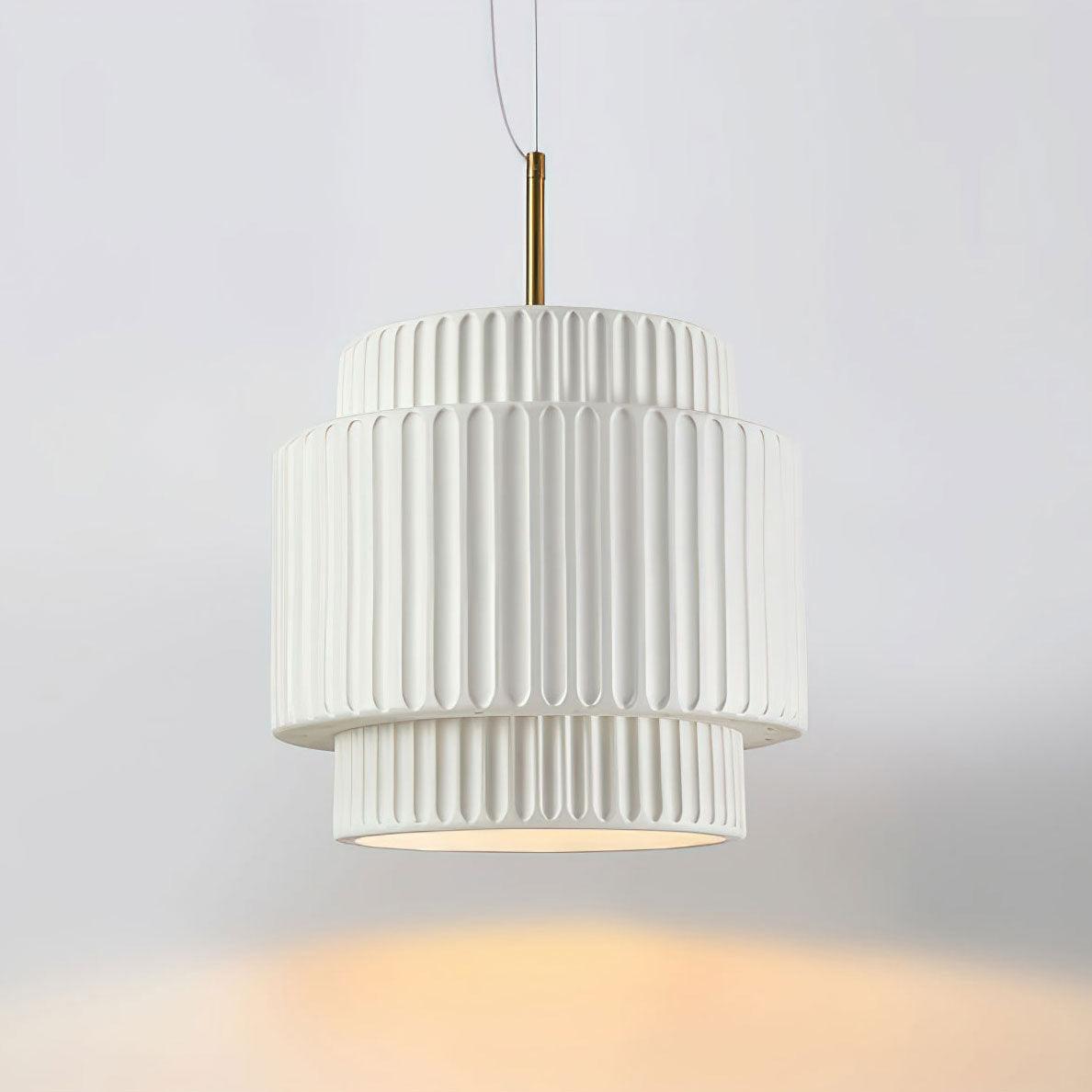 Terioriella lampada a sospensione Ribbed