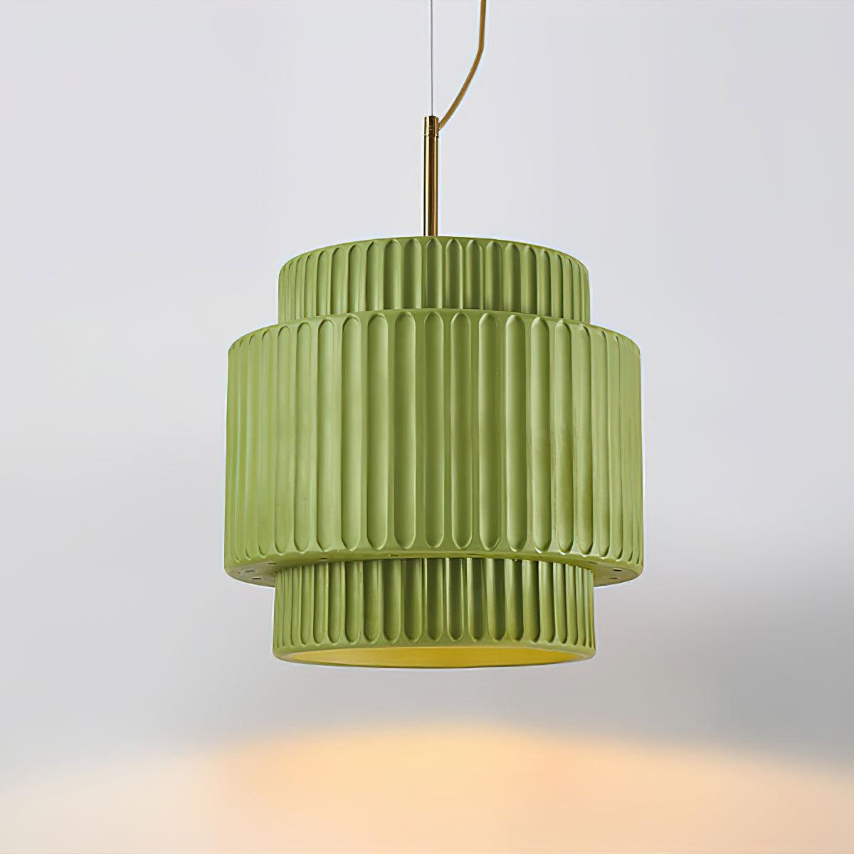 Terioriella lampada a sospensione Ribbed