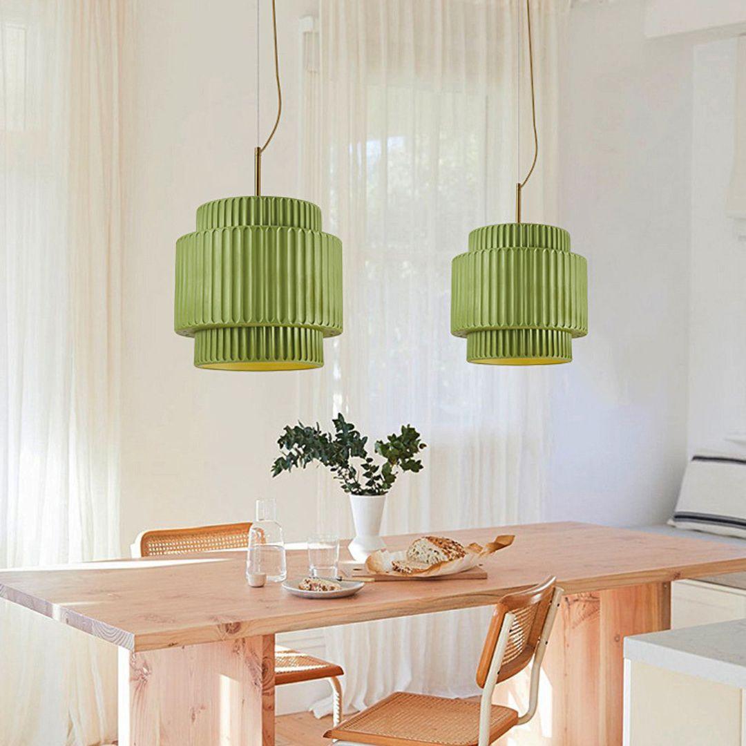 Terioriella lampada a sospensione Ribbed