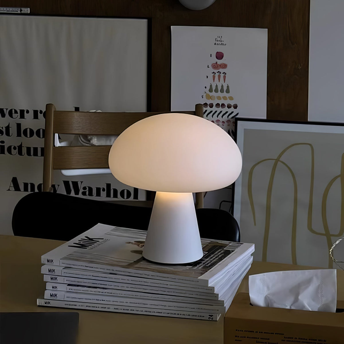 Ombra lampada da tavolo in vetro Whimsical