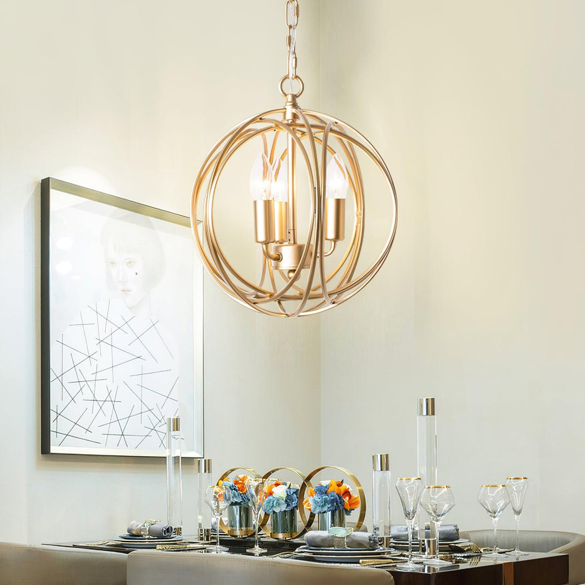 Adrian lampada a sospensione Luxury