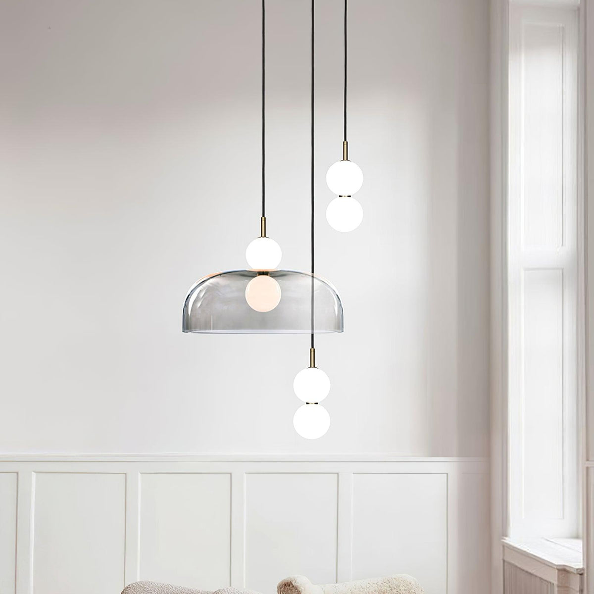 Celelia lampada a sospensione moderna minimalista in vetro