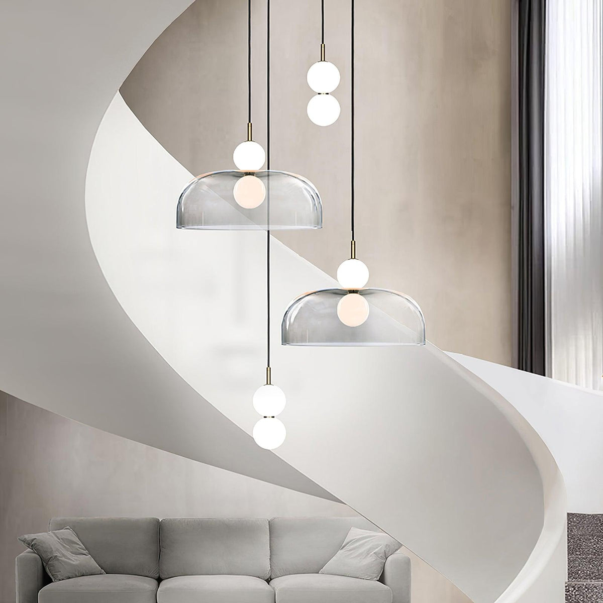 Celelia lampada a sospensione moderna minimalista in vetro