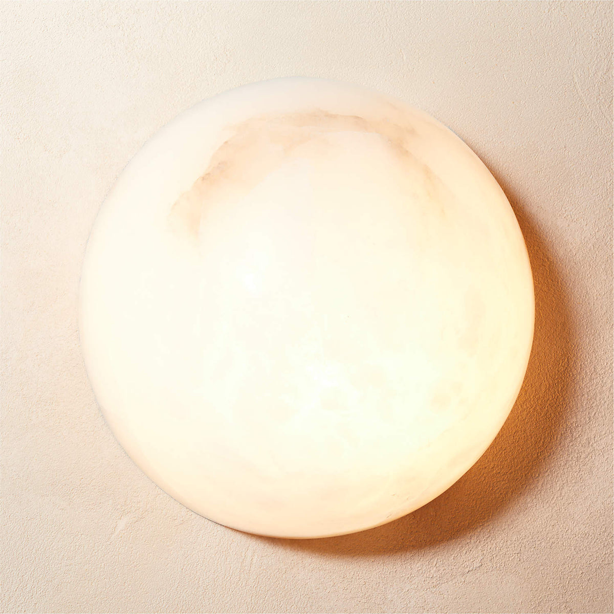 Nyraean lampada da parete in alabastro