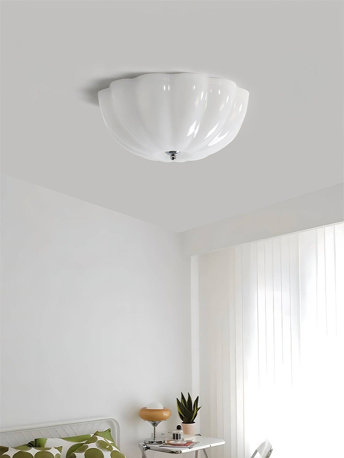 Uphaara lampada da soffitto moderna minimalista in vetro opale