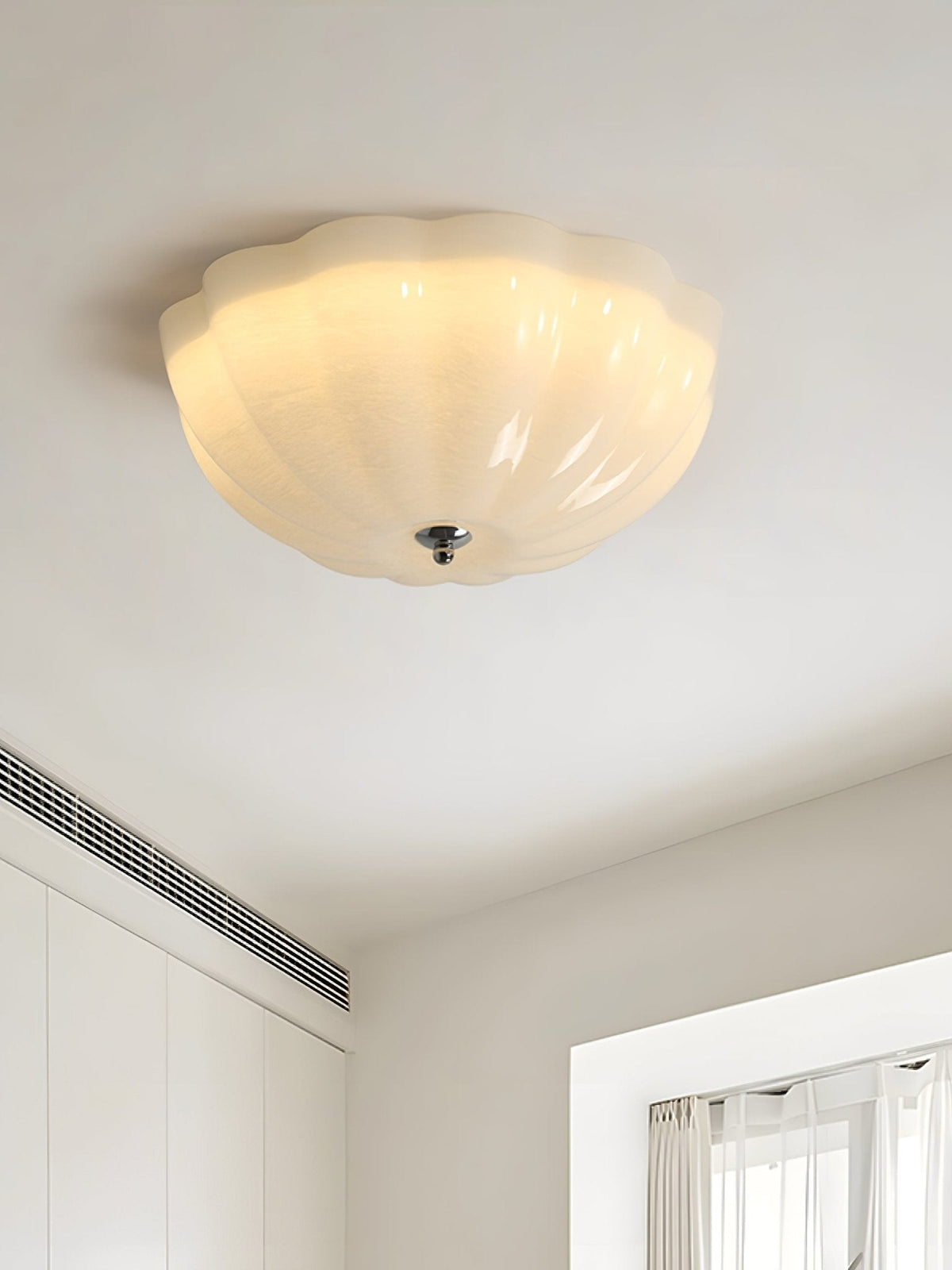 Uphaara lampada da soffitto moderna minimalista in vetro opale