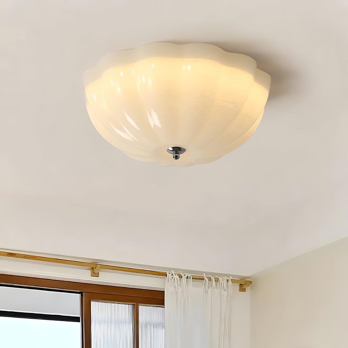 Uphaara lampada da soffitto moderna minimalista in vetro opale