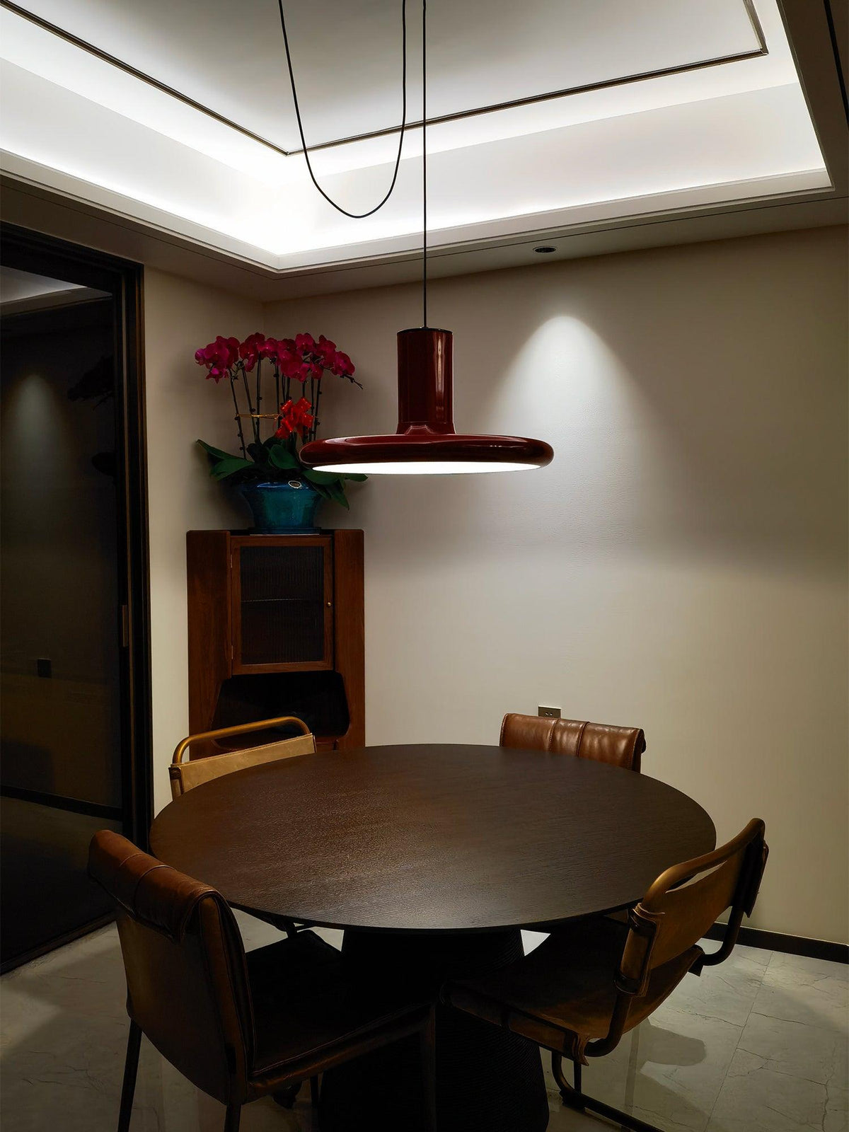 Seloz lampada a sospensione Alluminio cilindro Disco industriale