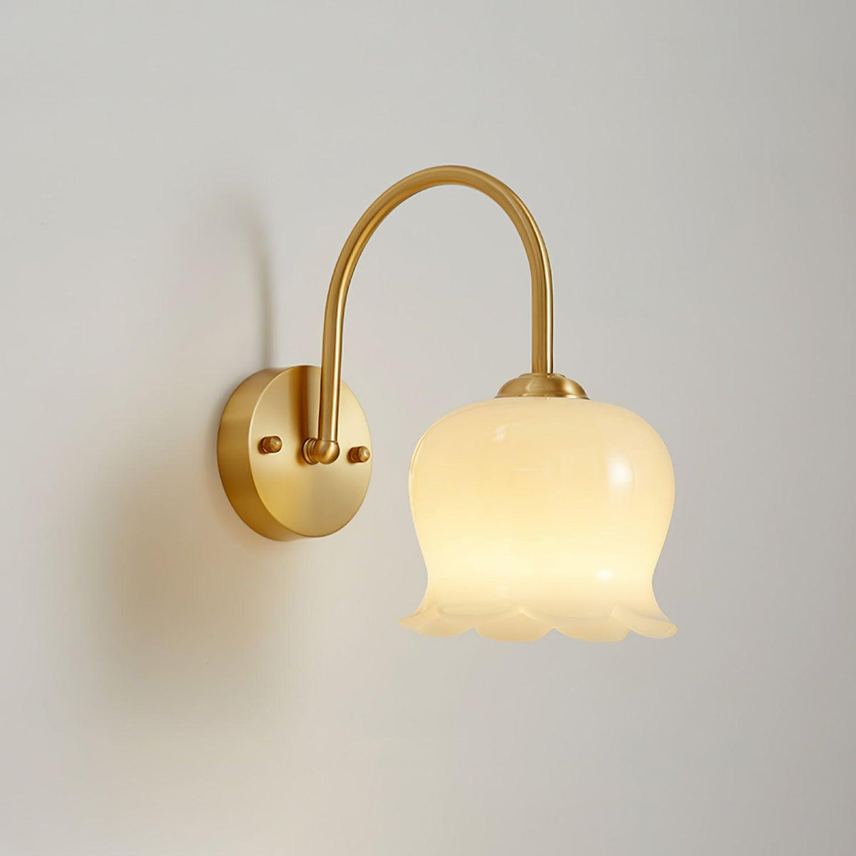 Avcarora lampada da parete in ottone e vetro Art Nordico Premium