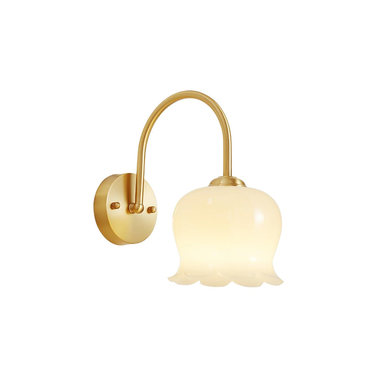 Avcarora lampada da parete in ottone e vetro Art Nordico Premium