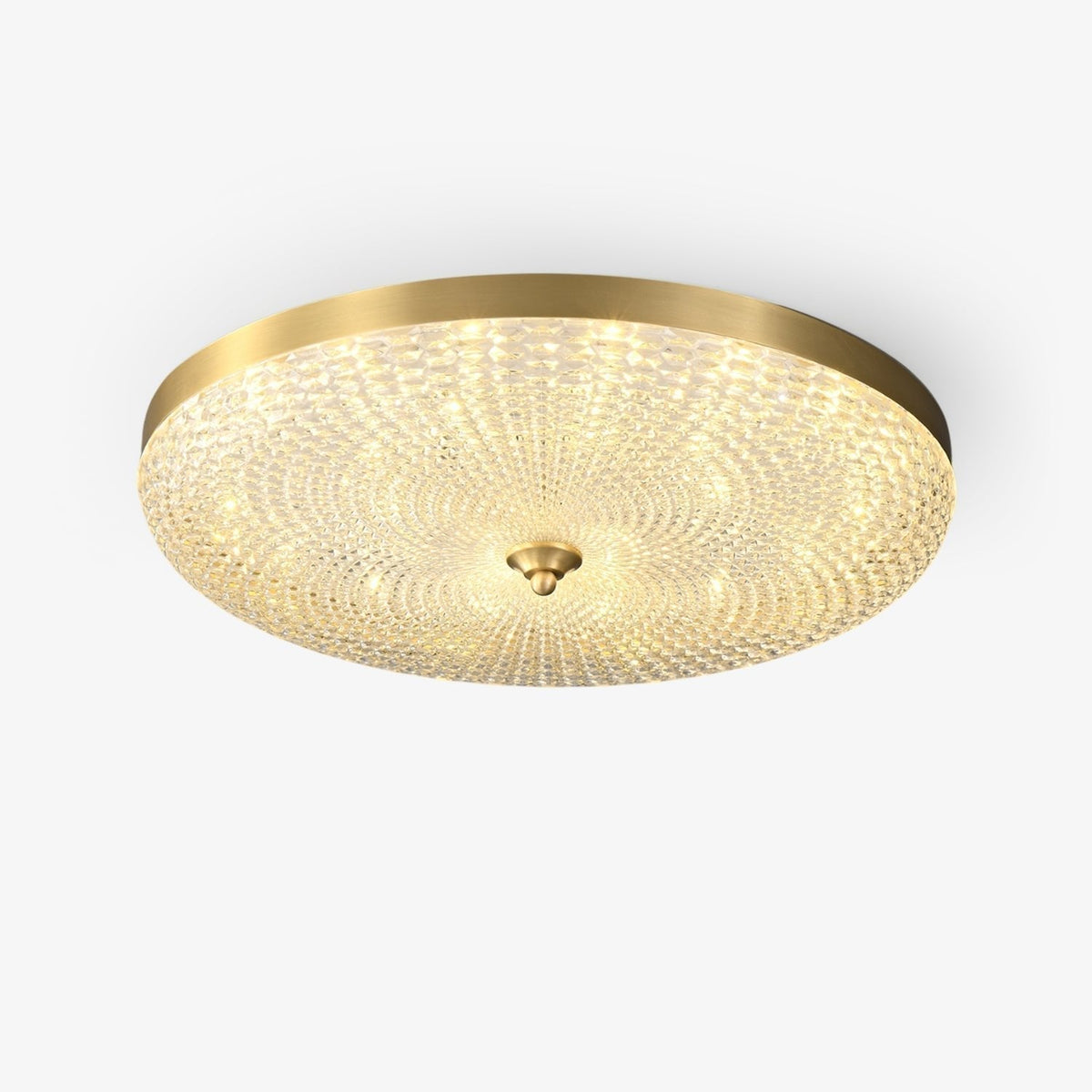 Orlena lampada da soffitto moderna minimalista in ottone e acrilico