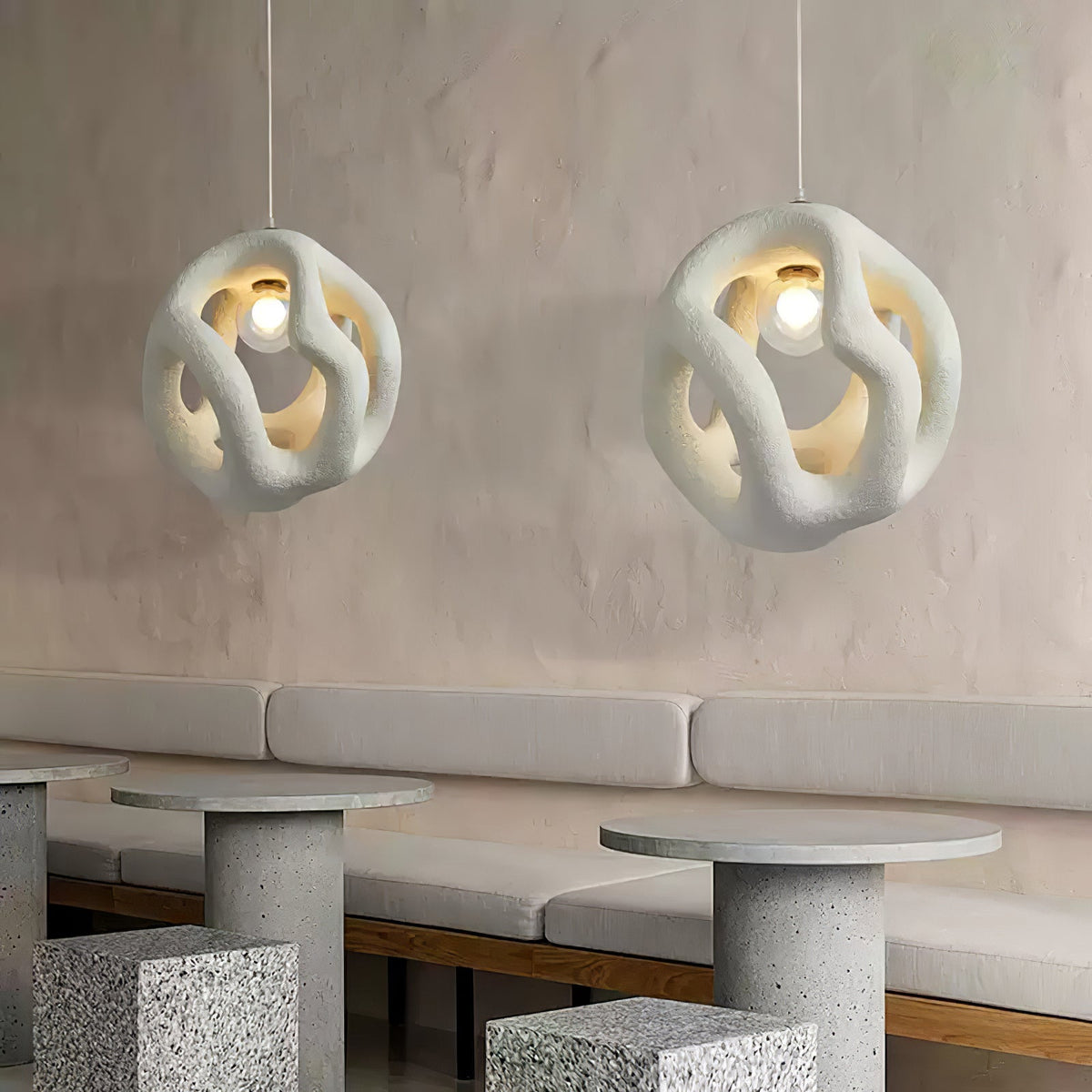Corra lampada a sospensione Wabi-Sabi