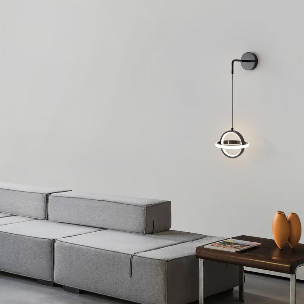 Vivianne lampada da parete moderna minimalista ovale in ottone