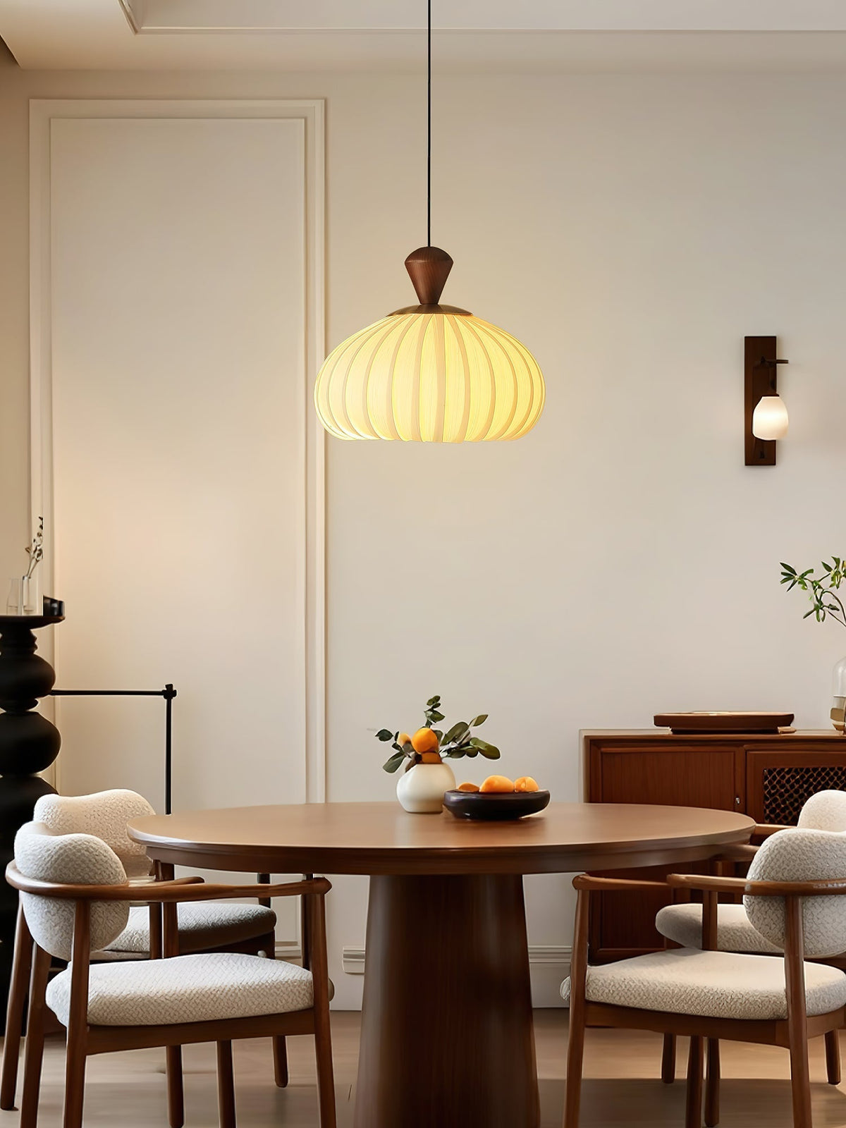 Evaryn lampada a sospensione Pleated