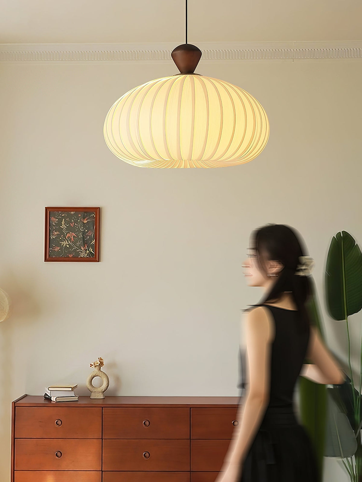 Evaryn lampada a sospensione Pleated