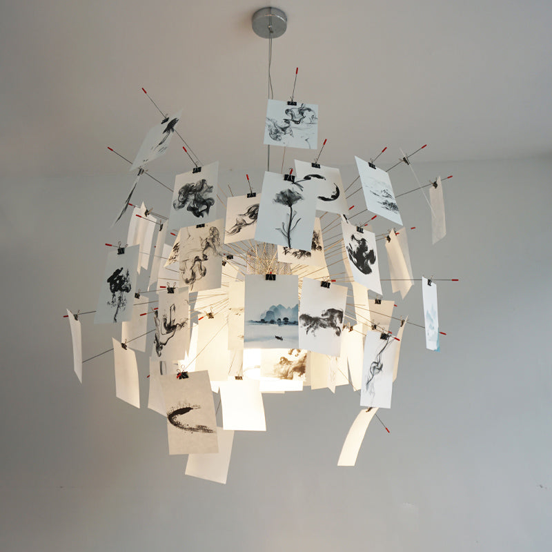 Ortheen Lux Lampadario Carta Creatività Individuale - Relic Pieces