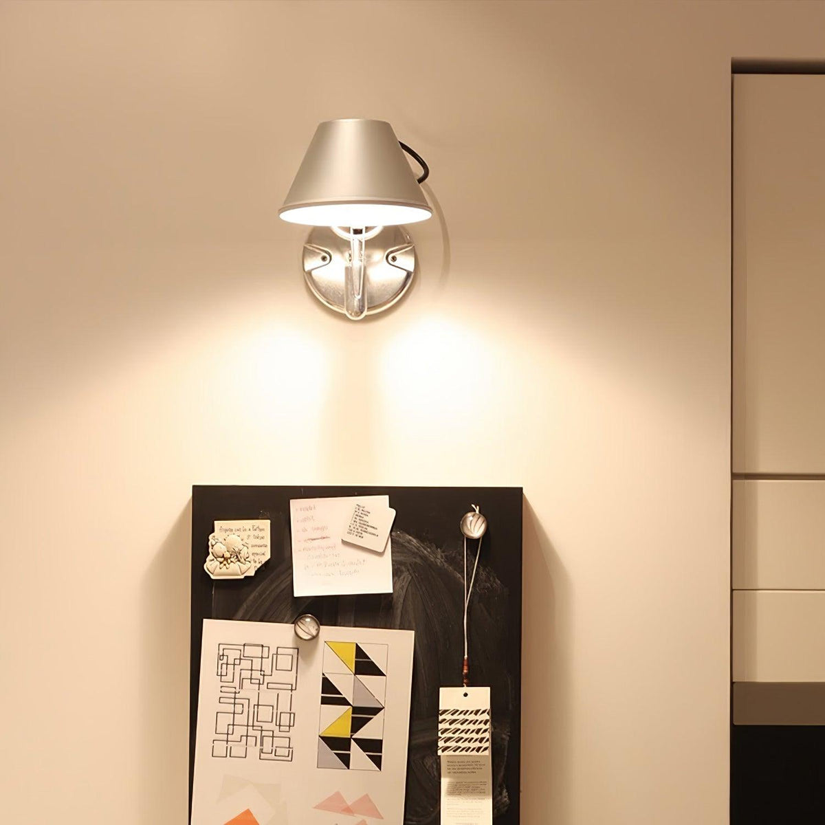 Nyliraris lampada da parete vintage industriale unica