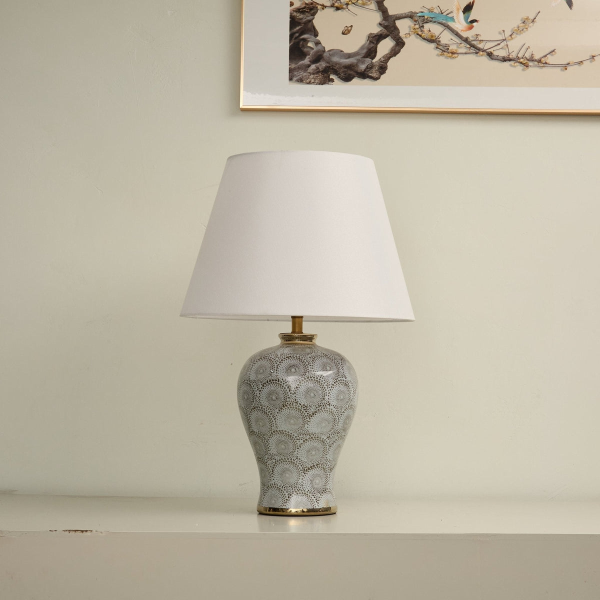 Patterned lampada da tavolo Pattern in ceramica