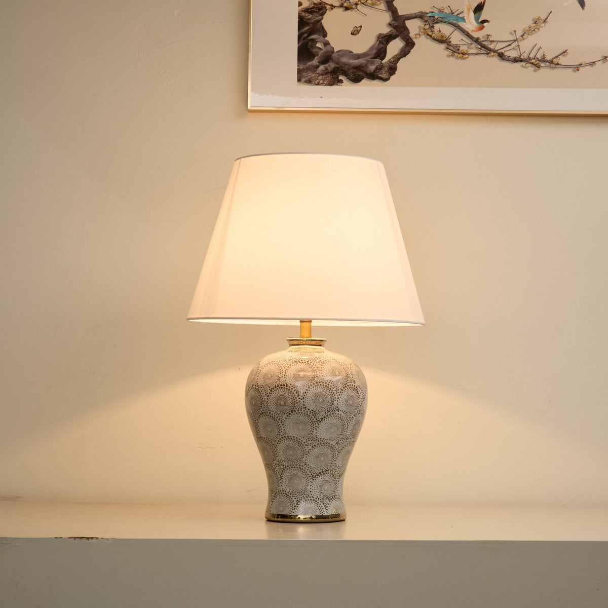Patterned lampada da tavolo Pattern in ceramica