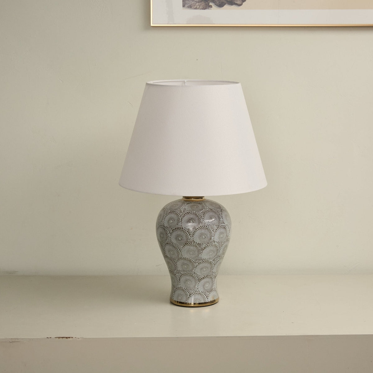 Patterned lampada da tavolo Pattern in ceramica
