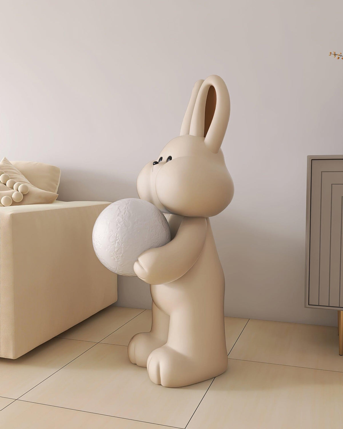 Peach Rabbit lampada da terra