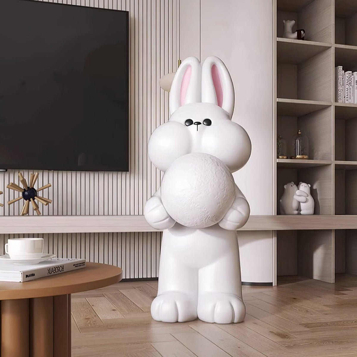 Peach Rabbit lampada da terra