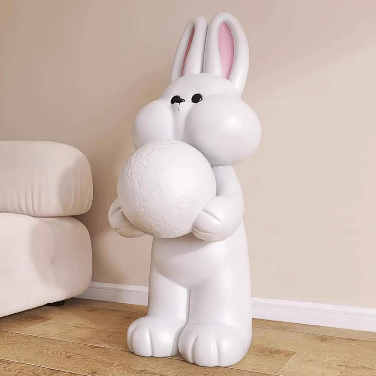 Peach Rabbit lampada da terra