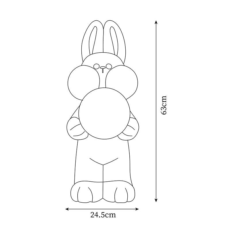 Peach Rabbit lampada da terra